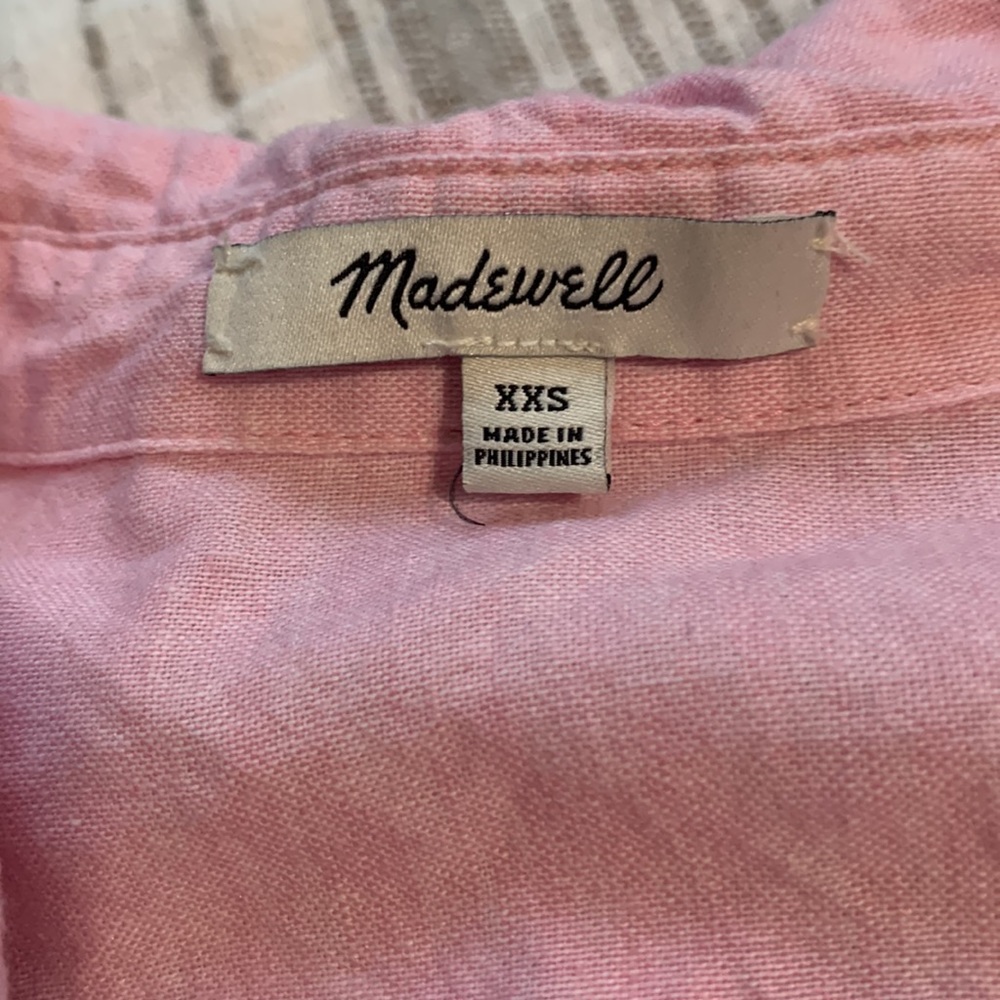 Madewell Button Down Tie Blouse - image 3